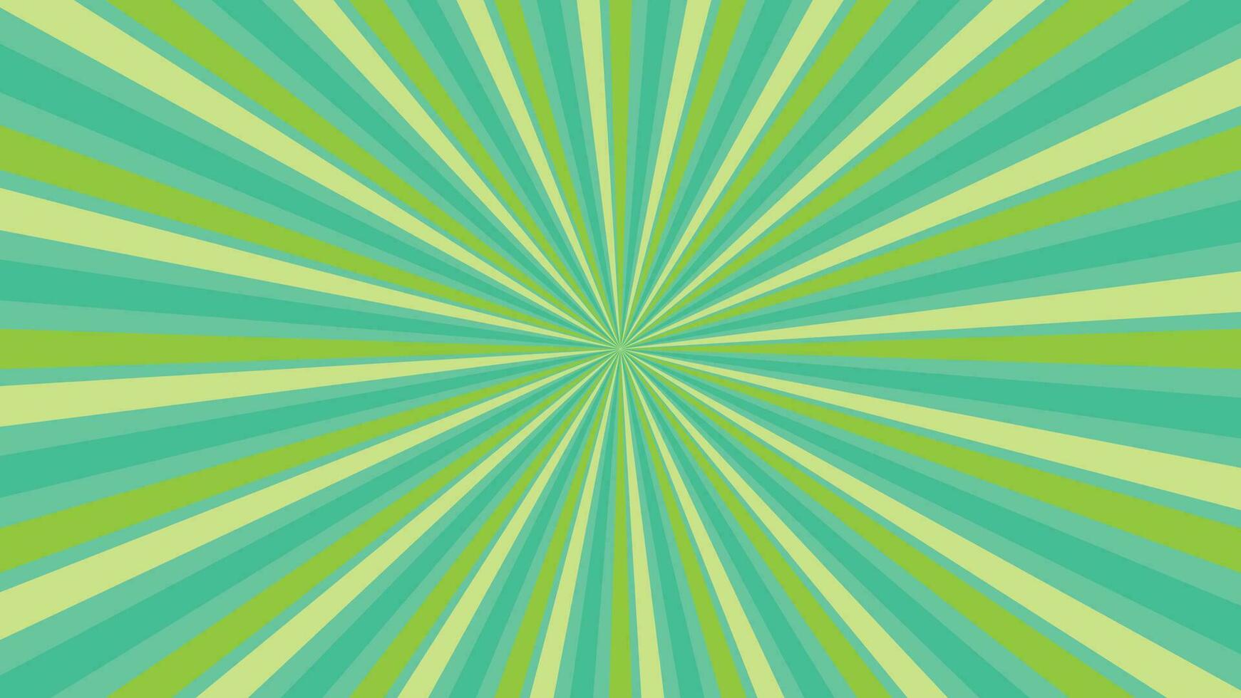 abstrakt sunburst grön mönster bakgrund för modern grafisk design element. lysande stråle tecknad serie med färgrik för hemsida baner tapet och affisch kort dekoration vektor