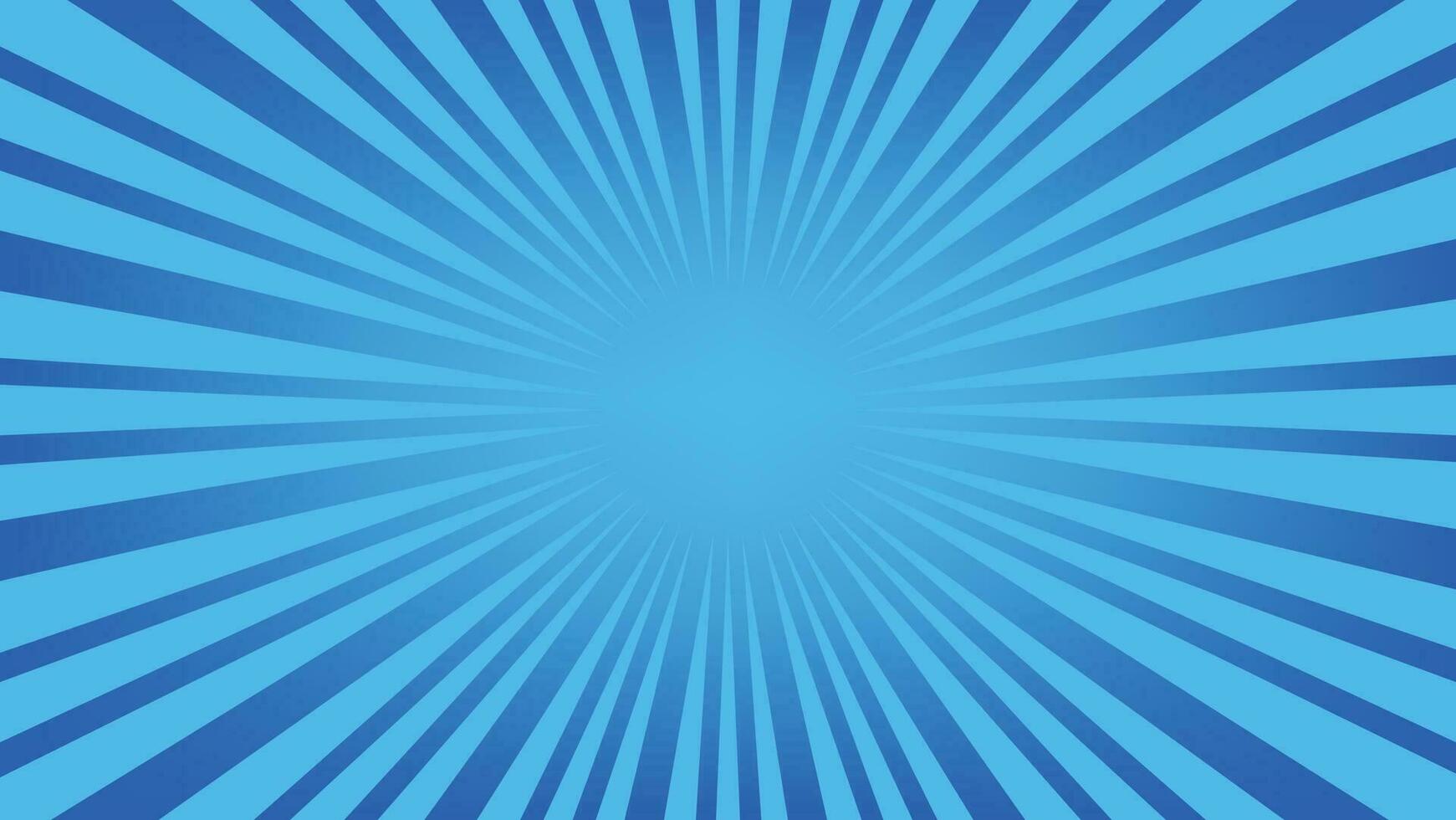 abstrakt Sunburst Blau Muster Hintergrund zum modern Grafik Design Element. leuchtenden Strahl Karikatur mit bunt zum Webseite Banner Hintergrund und Poster Karte Dekoration vektor