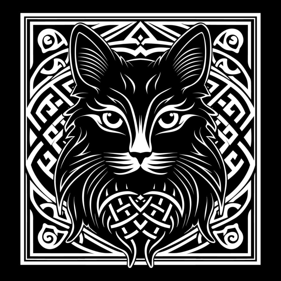 celtic katt Knut vektor