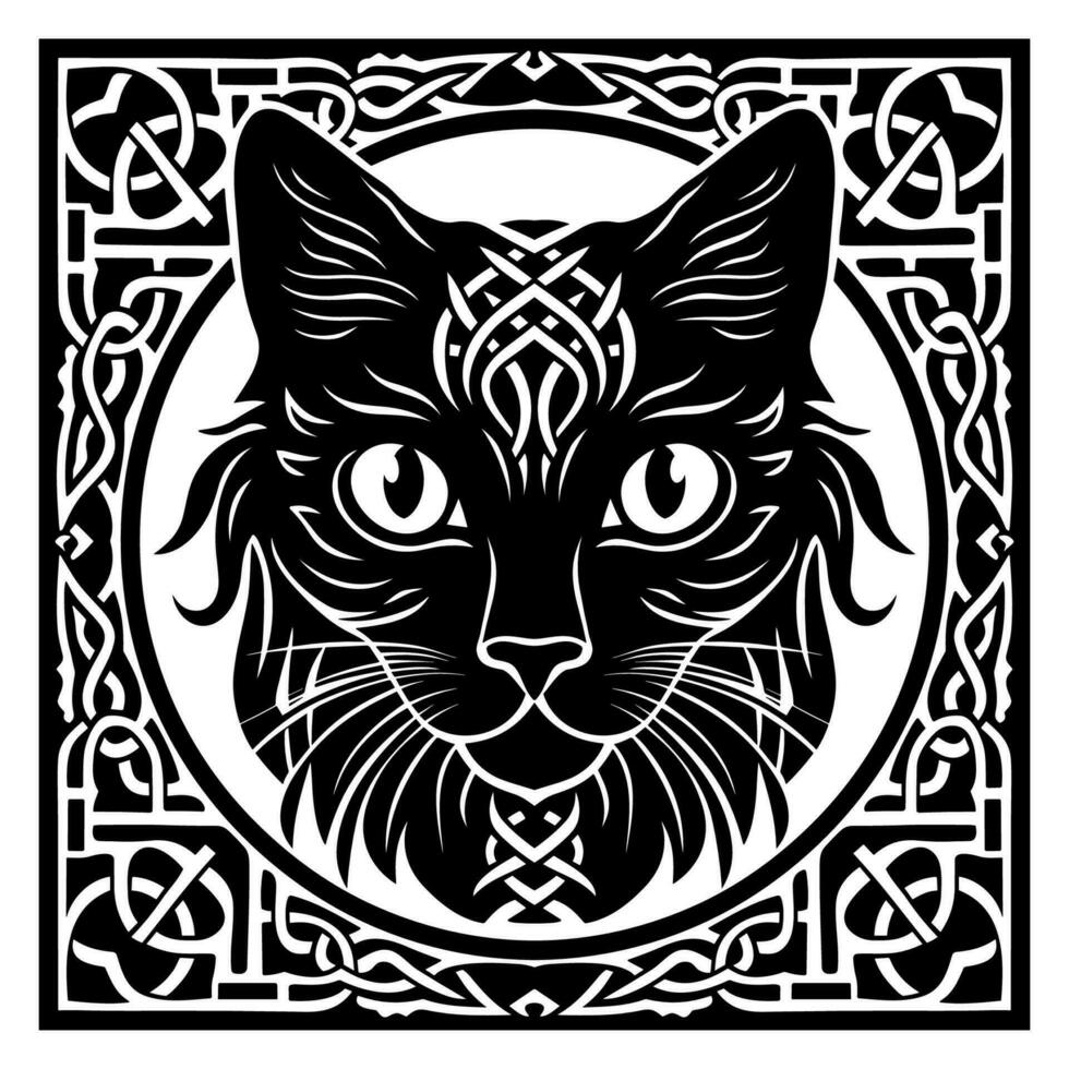 celtic katt Knut vektor