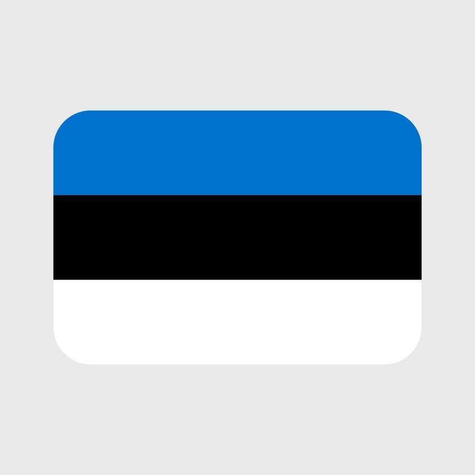 Estland Flagge Vektor Symbole einstellen von Abbildungen