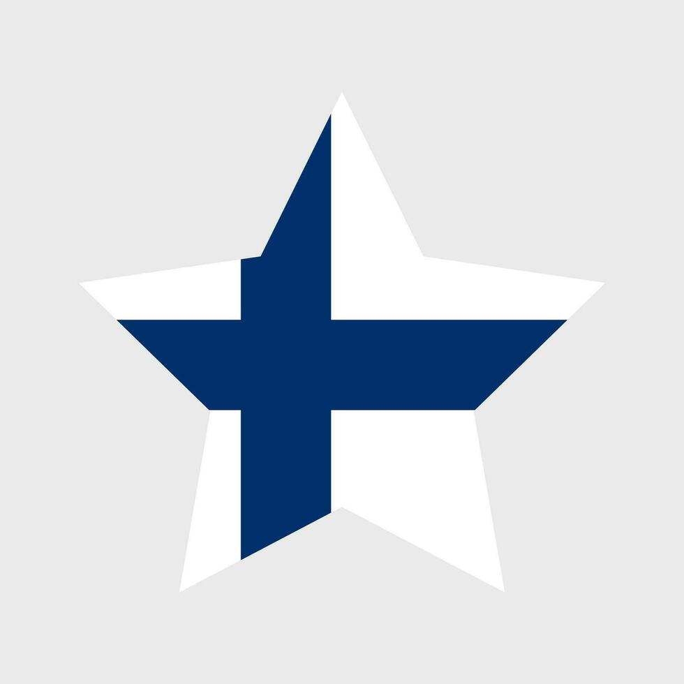 finland flagga vektor ikoner uppsättning av illustrationer