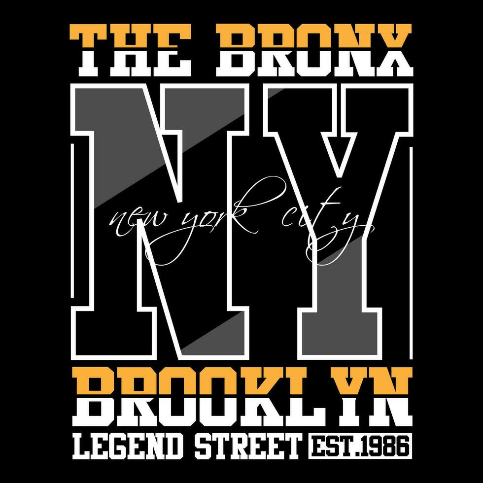 Brooklyn Texte, Logos Typografie Vektor Design