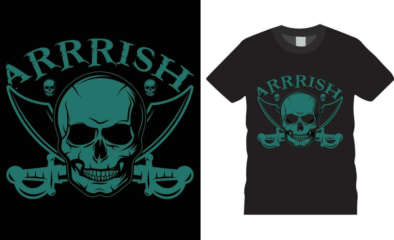 sich unterhalten mögen ein Pirat Tag Typografie t Hemd Design Vektor drucken zum t Shirt.arrrish