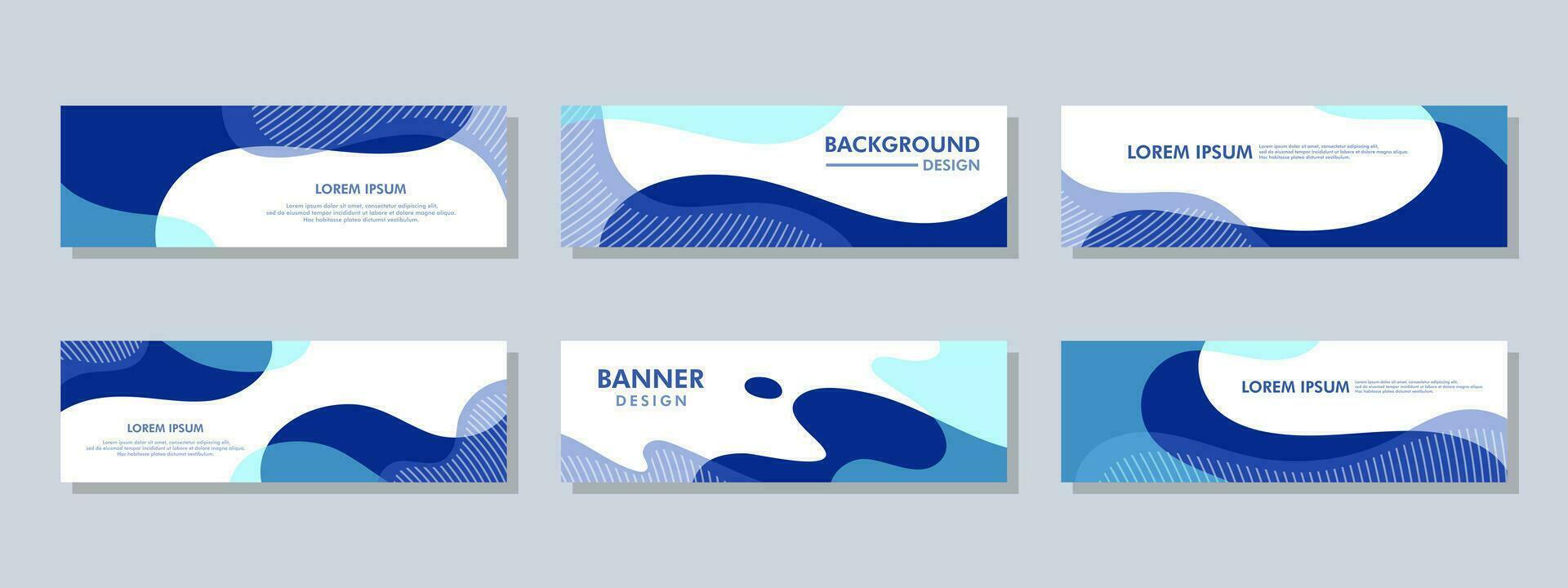 abstrakt Banner Design. Vektor geformt Hintergrund. modern Grafik Vorlage Banner Muster zum Sozial Medien und Netz Websites.