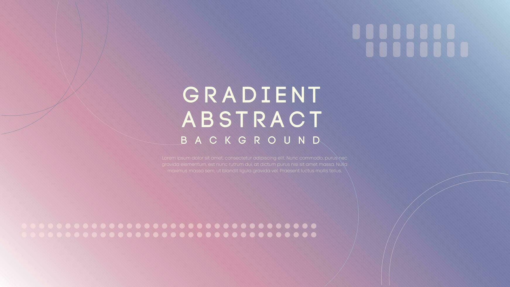 Pastell- Gittergewebe Gradient Hintergrund mit Linien und Kreise Vorlage Design vektor