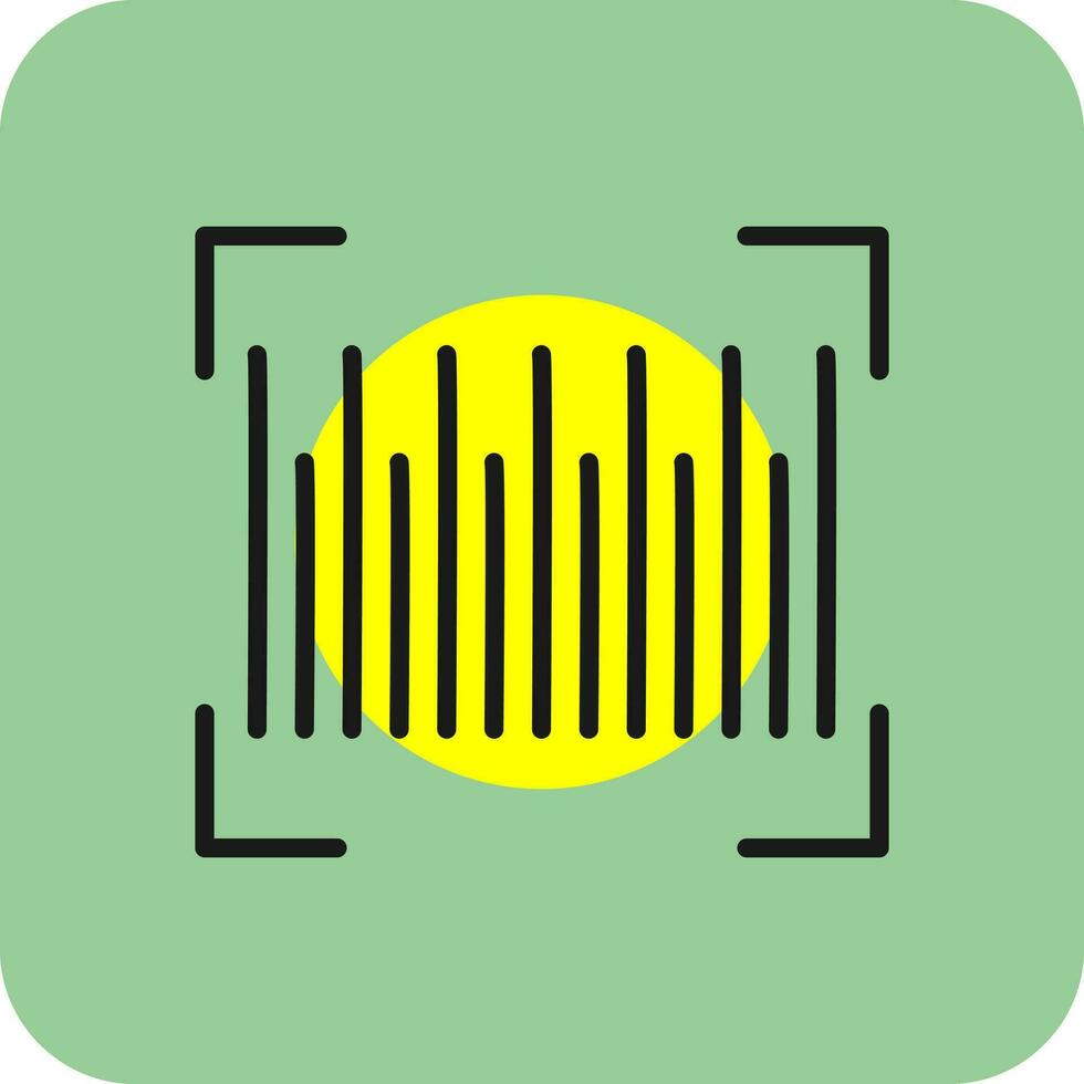 Barcode-Vektor-Icon-Design vektor