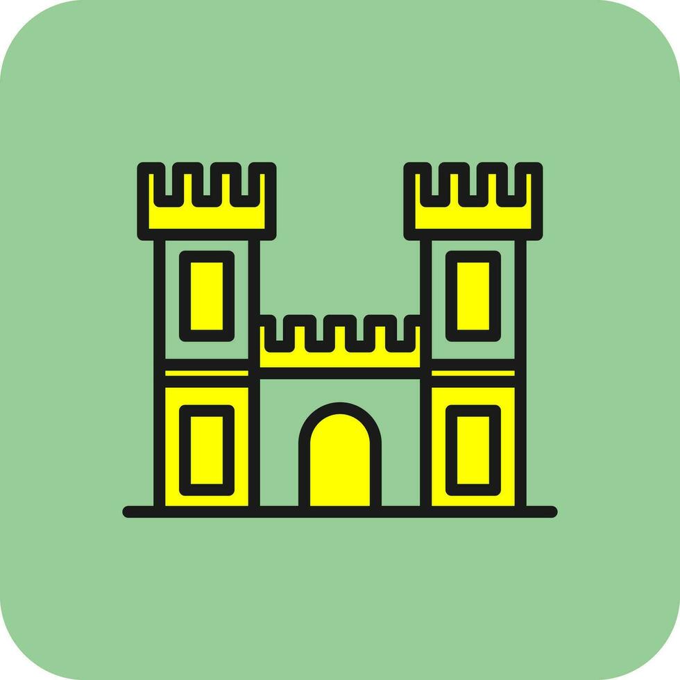 Schloss-Vektor-Icon-Design vektor