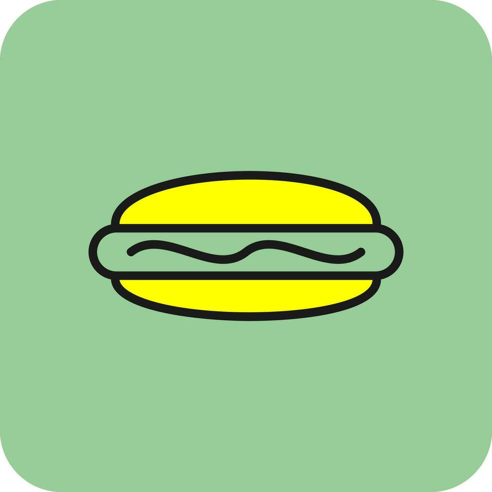 Hot-Dog-Vektor-Icon-Design vektor