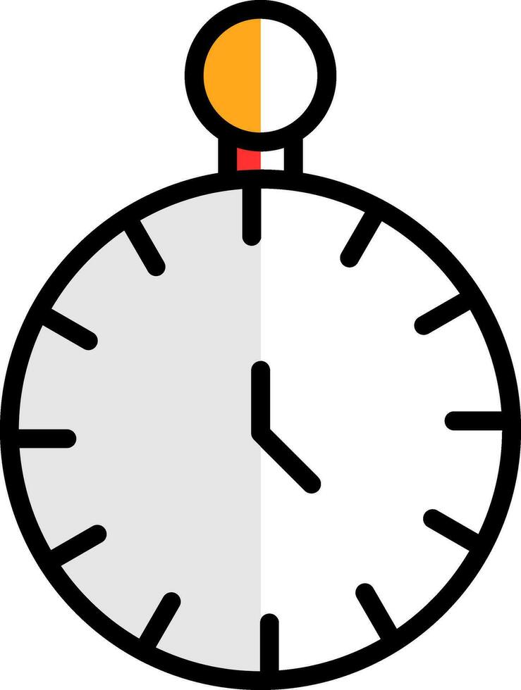 Uhr-Vektor-Icon-Design vektor