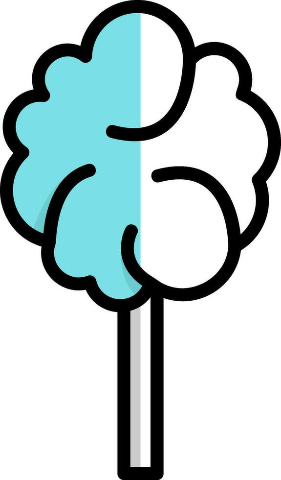 Zuckerwatte-Vektor-Icon-Design vektor