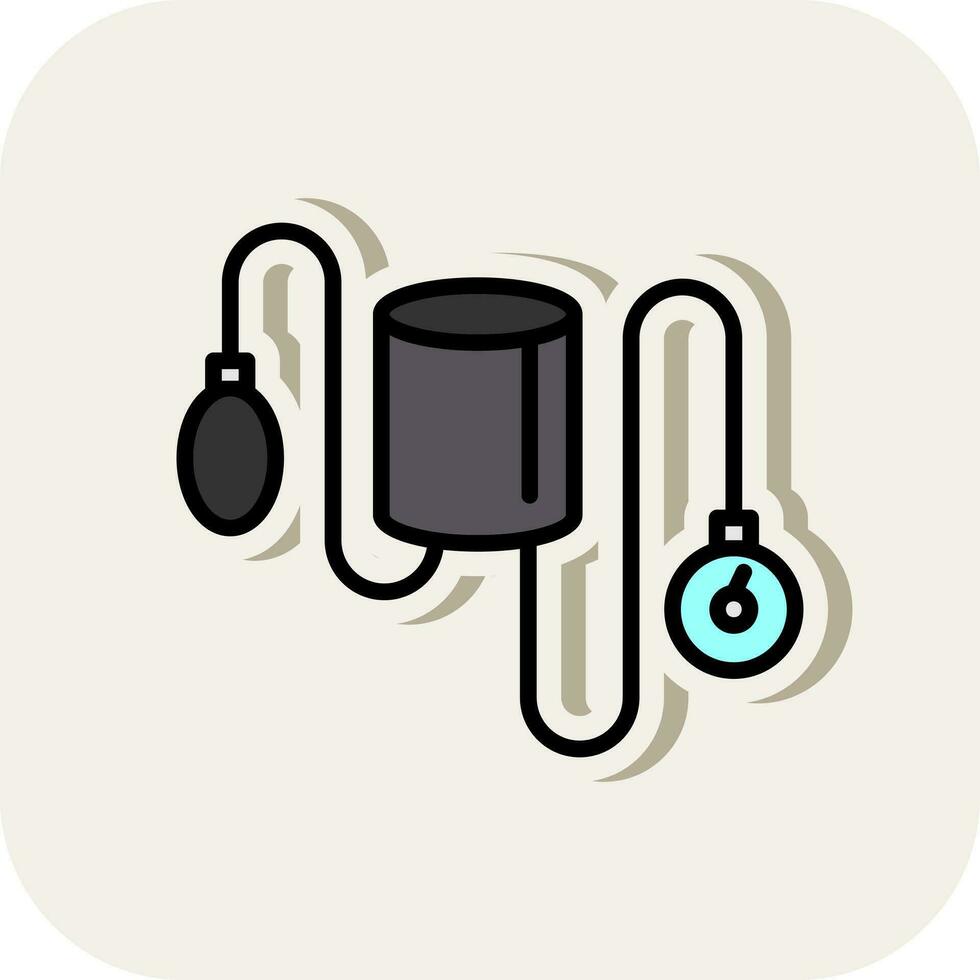 Blutdruck-Vektor-Icon-Design vektor