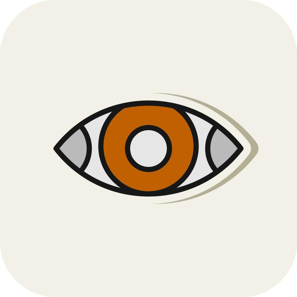 Auge-Vektor-Icon-Design vektor