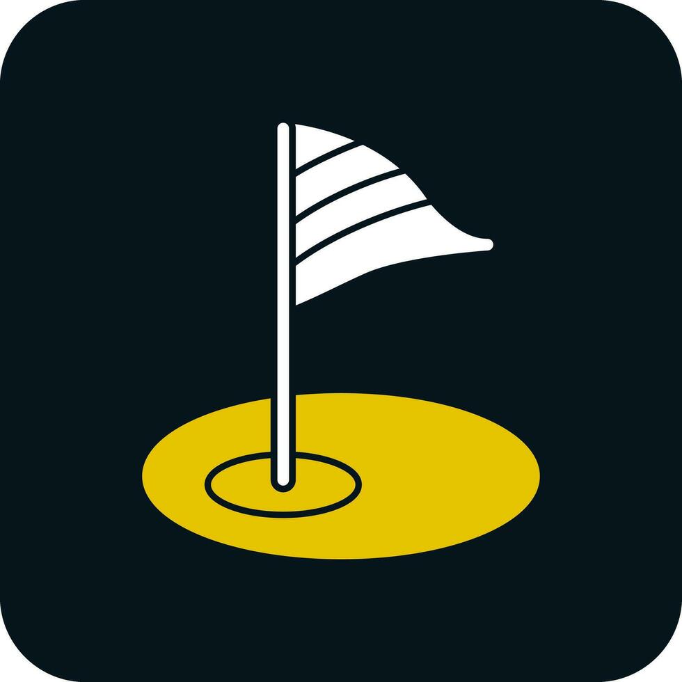 Golf-Vektor-Icon-Design vektor