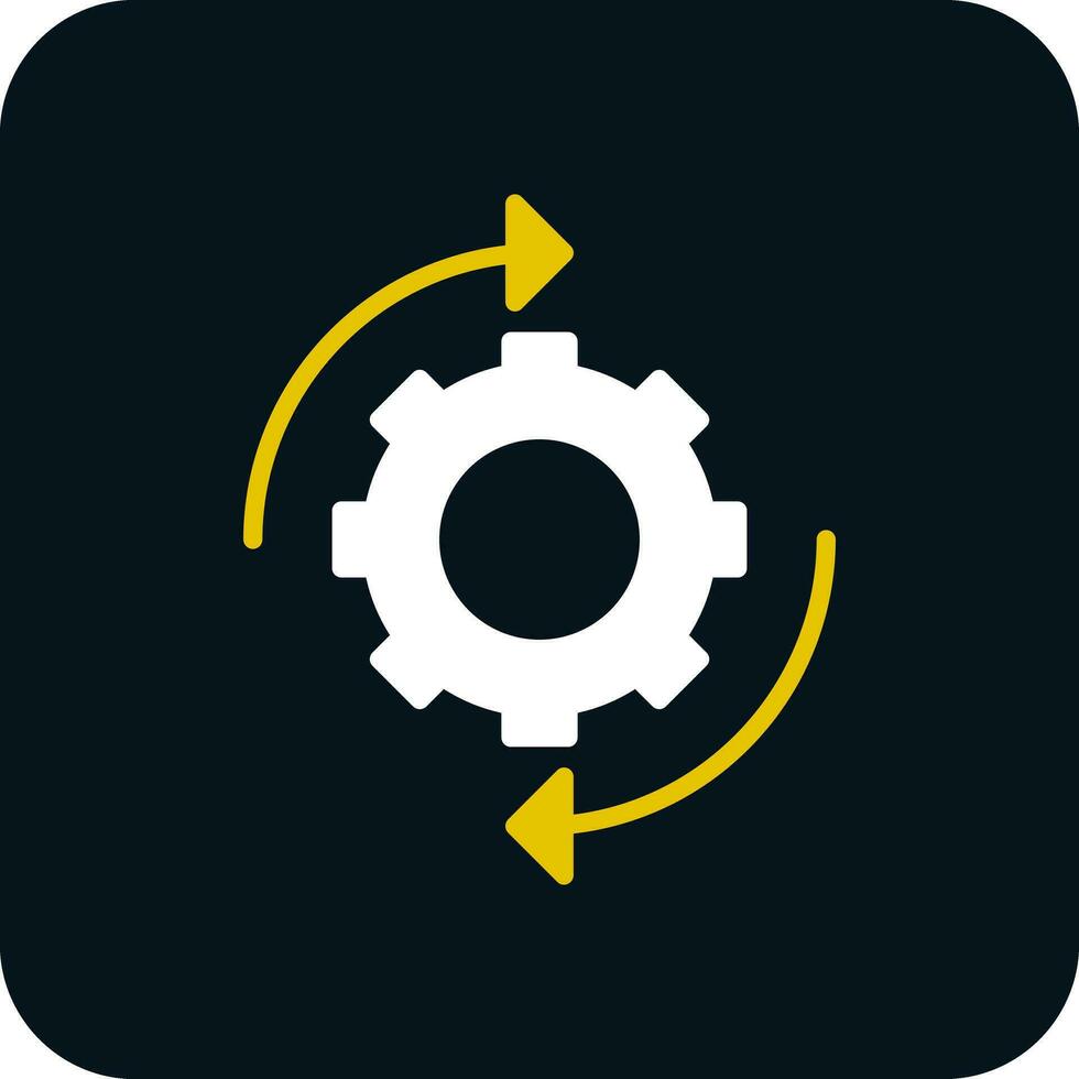 Workflow-Vektor-Icon-Design vektor