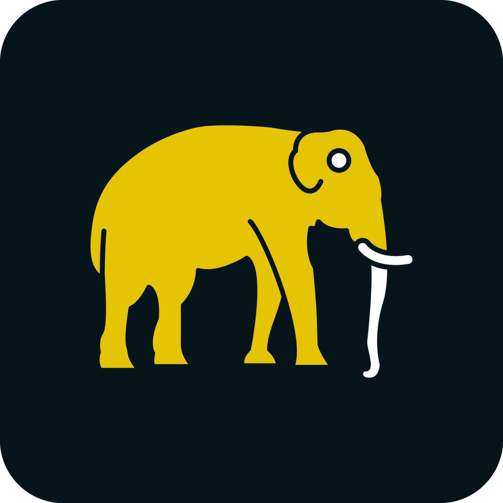 Elefant-Vektor-Icon-Design vektor