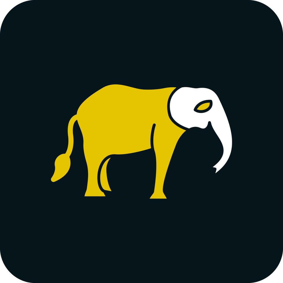 Elefant-Vektor-Icon-Design vektor