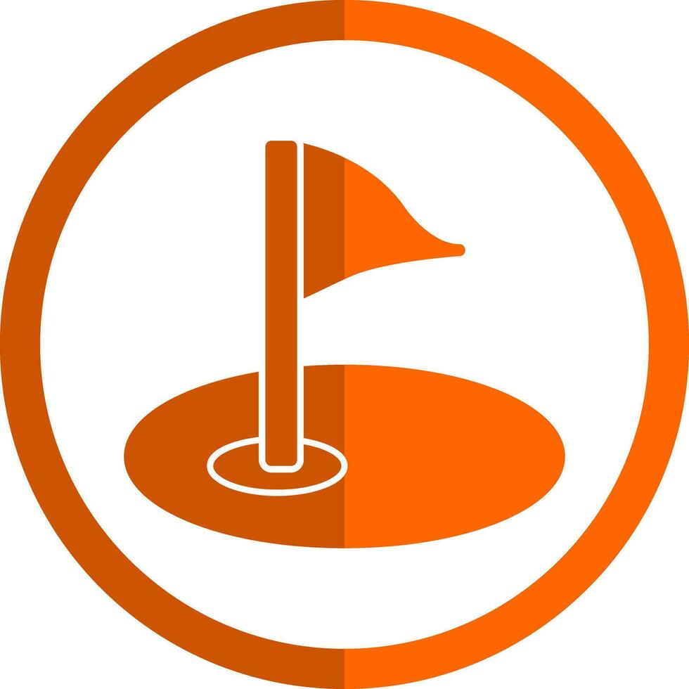 Golf Kurs Vektor Symbol Design