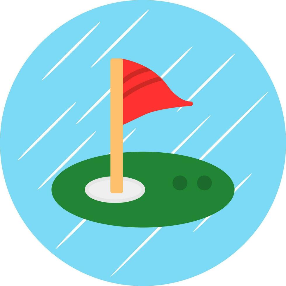 Golf-Vektor-Icon-Design vektor