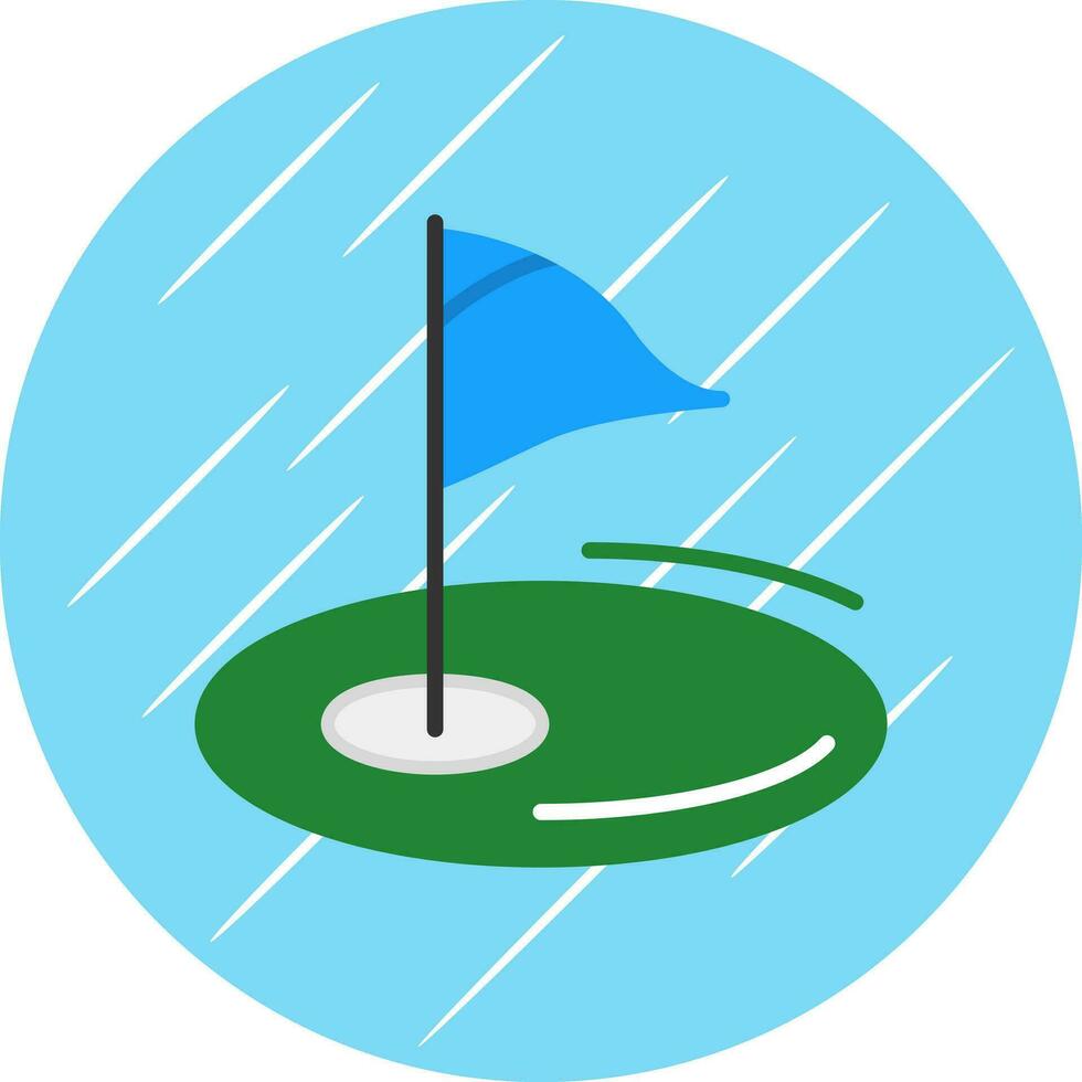 Golf-Vektor-Icon-Design vektor