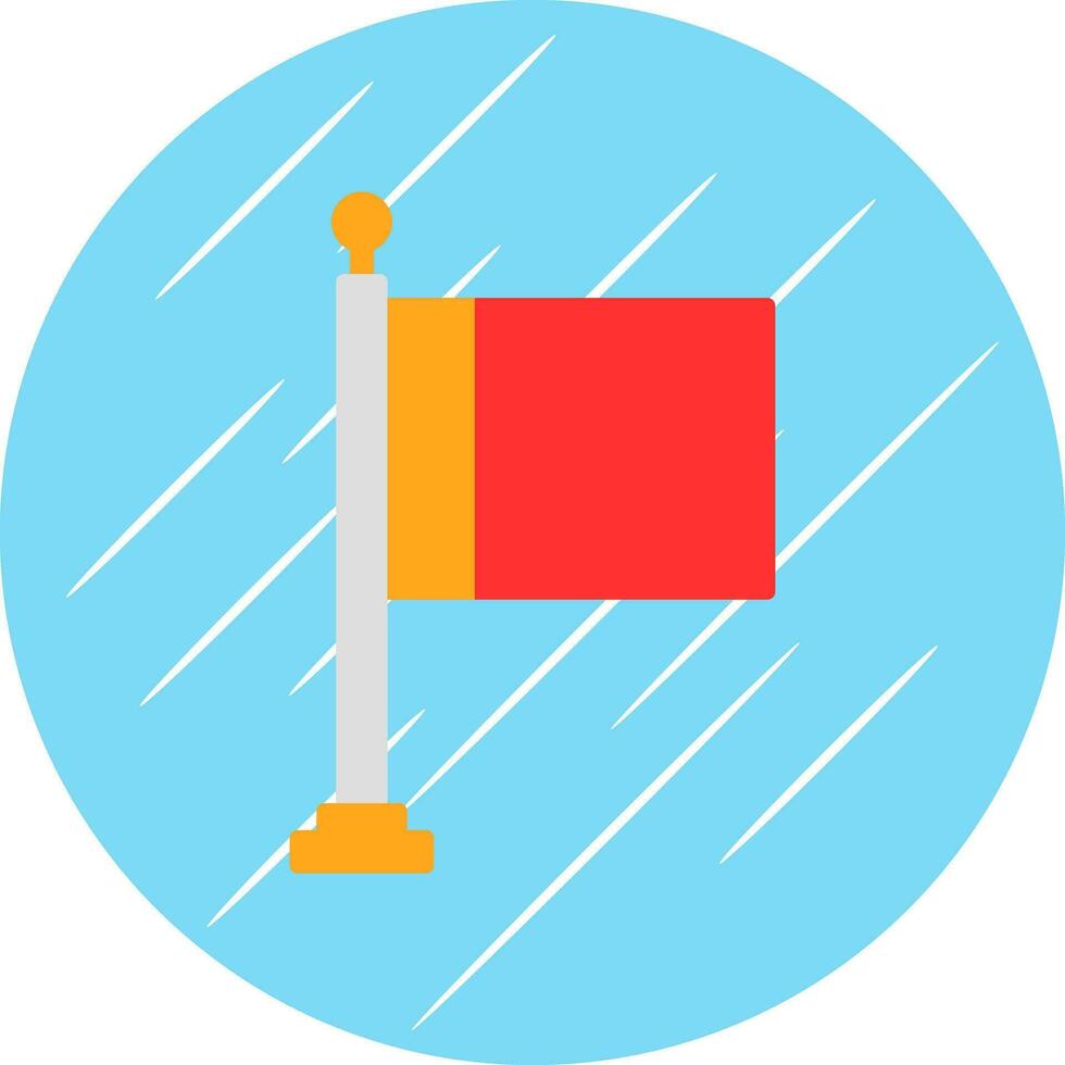 Flag-Vektor-Icon-Design vektor