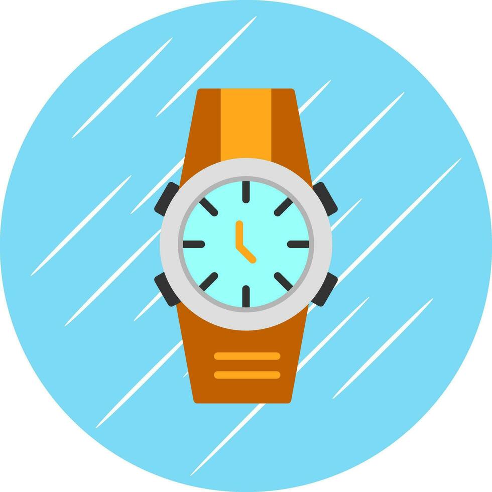 Armbanduhr-Vektor-Icon-Design vektor