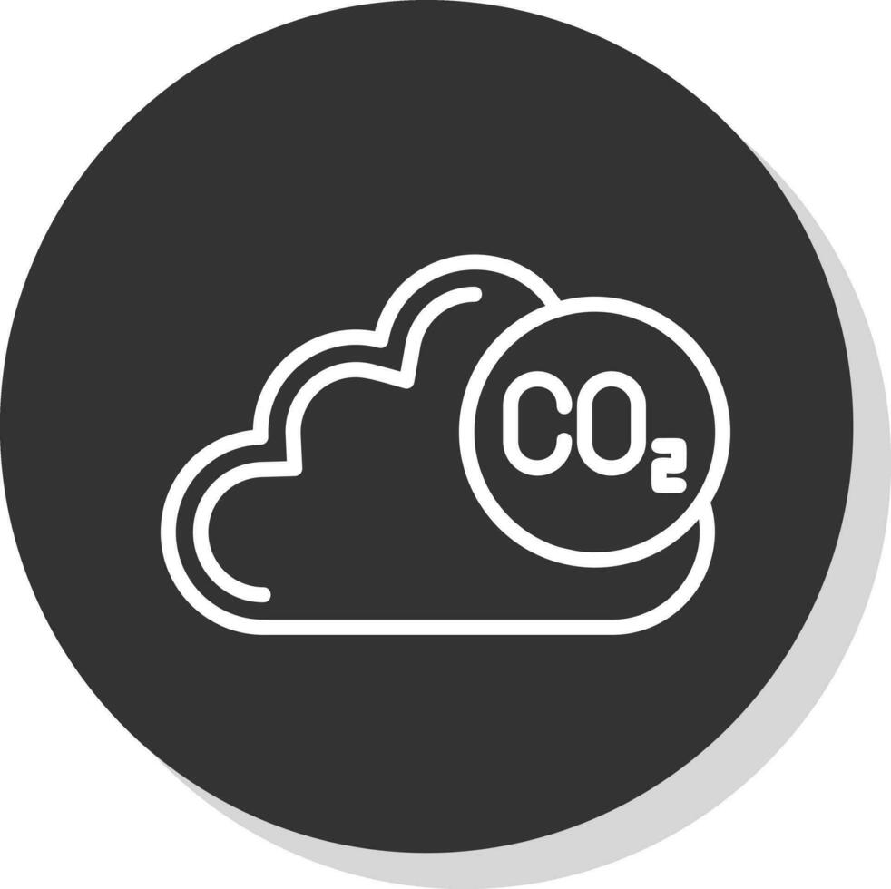 Co2-Vektor-Icon-Design vektor