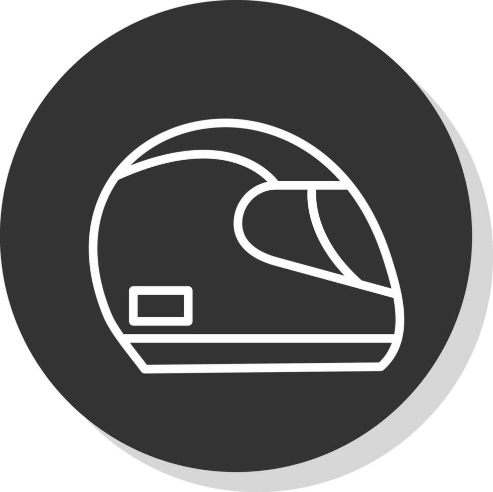 Helm-Vektor-Icon-Design vektor