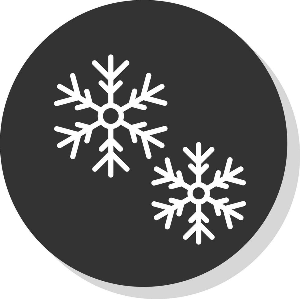 Schnee-Vektor-Icon-Design vektor