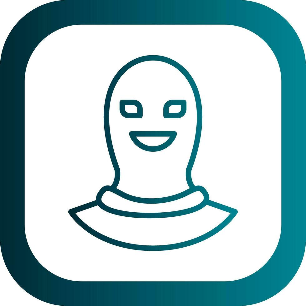 Balaclava-Vektor-Icon-Design vektor