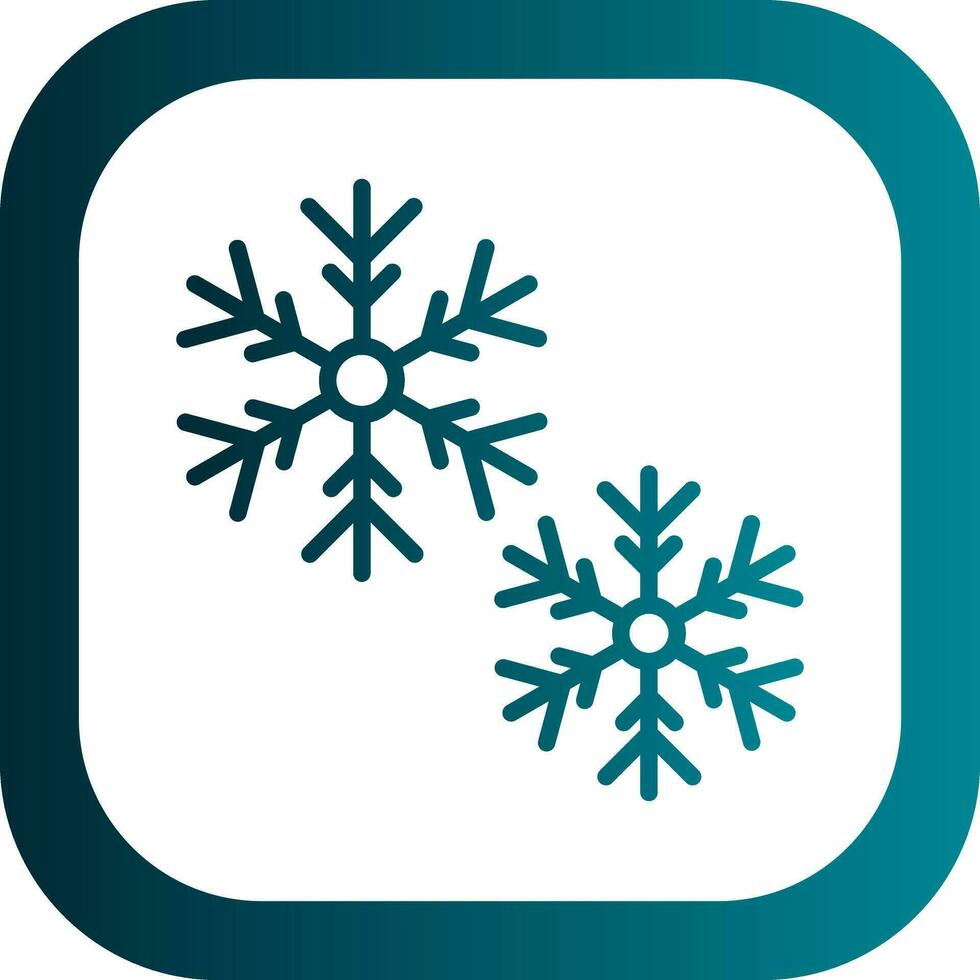 Schnee-Vektor-Icon-Design vektor