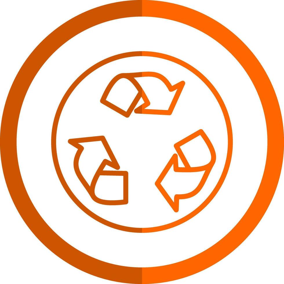 Recycling-Vektor-Icon-Design vektor