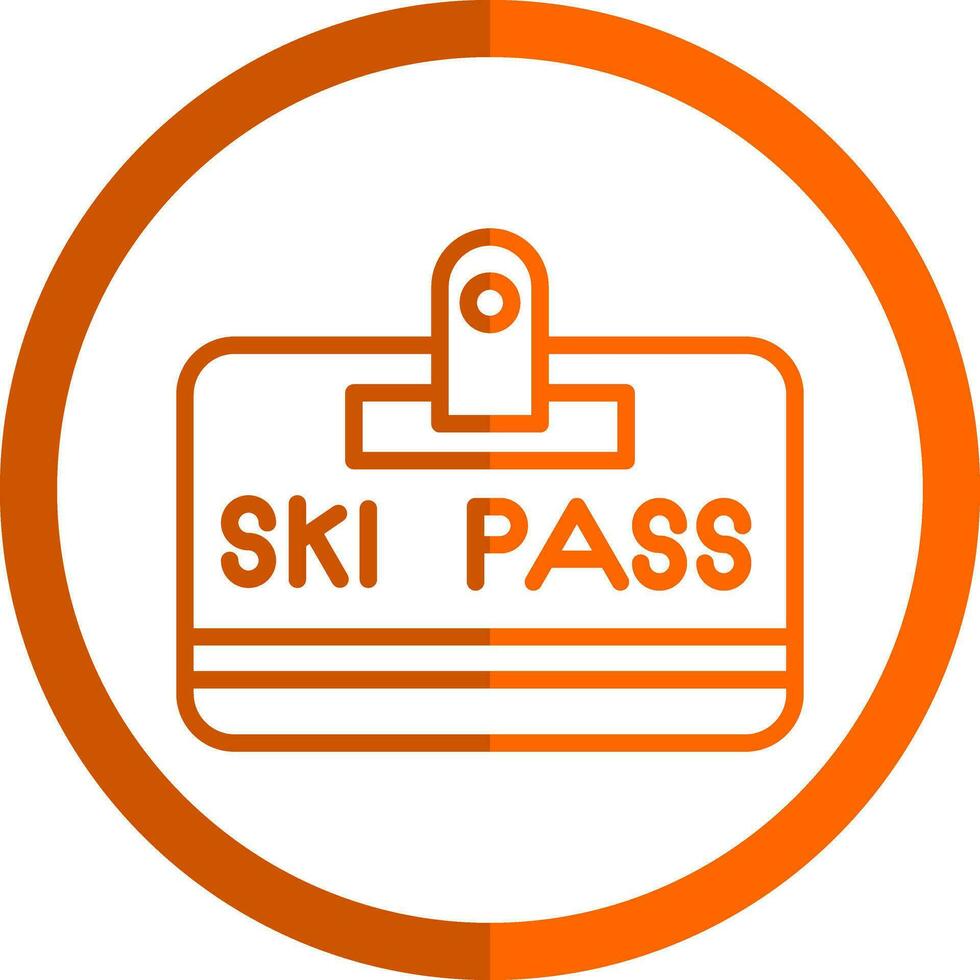 Ski bestehen Vektor Symbol Design