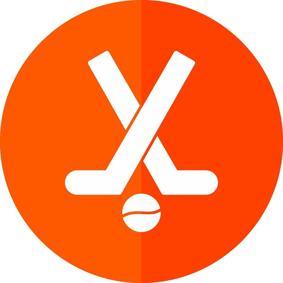 Hockeyschläger-Vektor-Icon-Design vektor