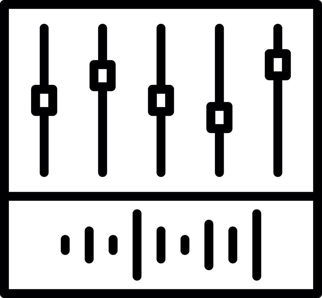 utjämnare vektor ikon design