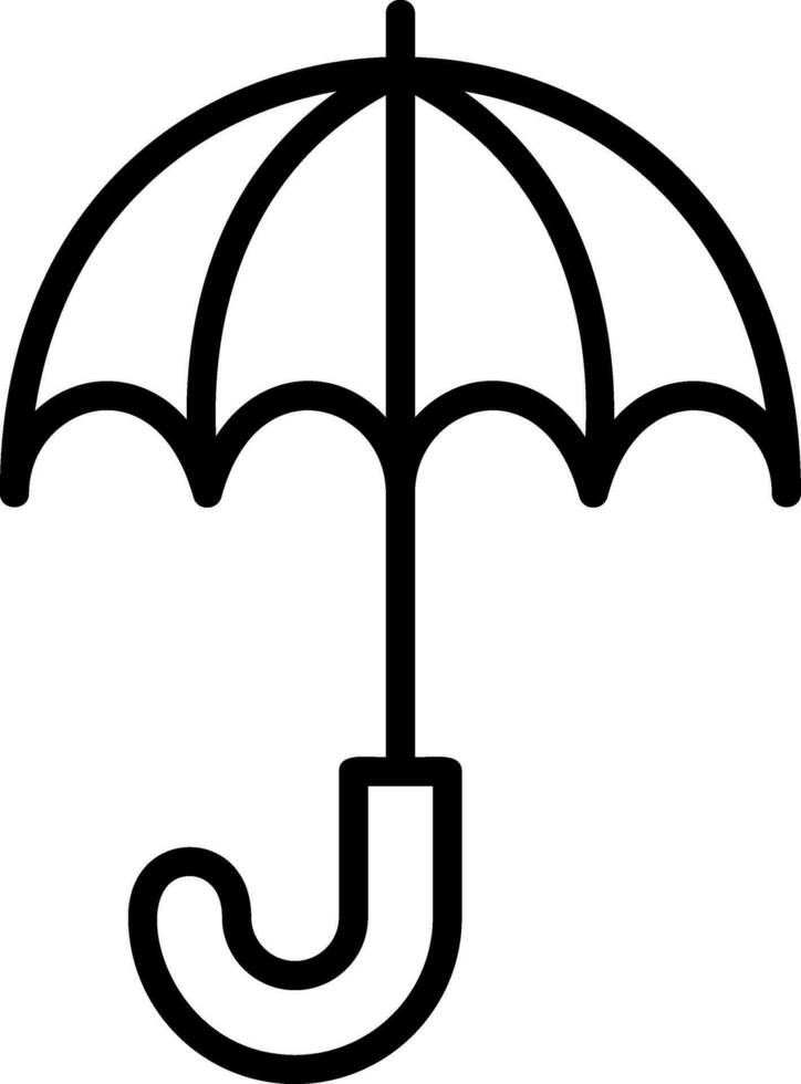 Regenschirm-Vektor-Icon-Design vektor