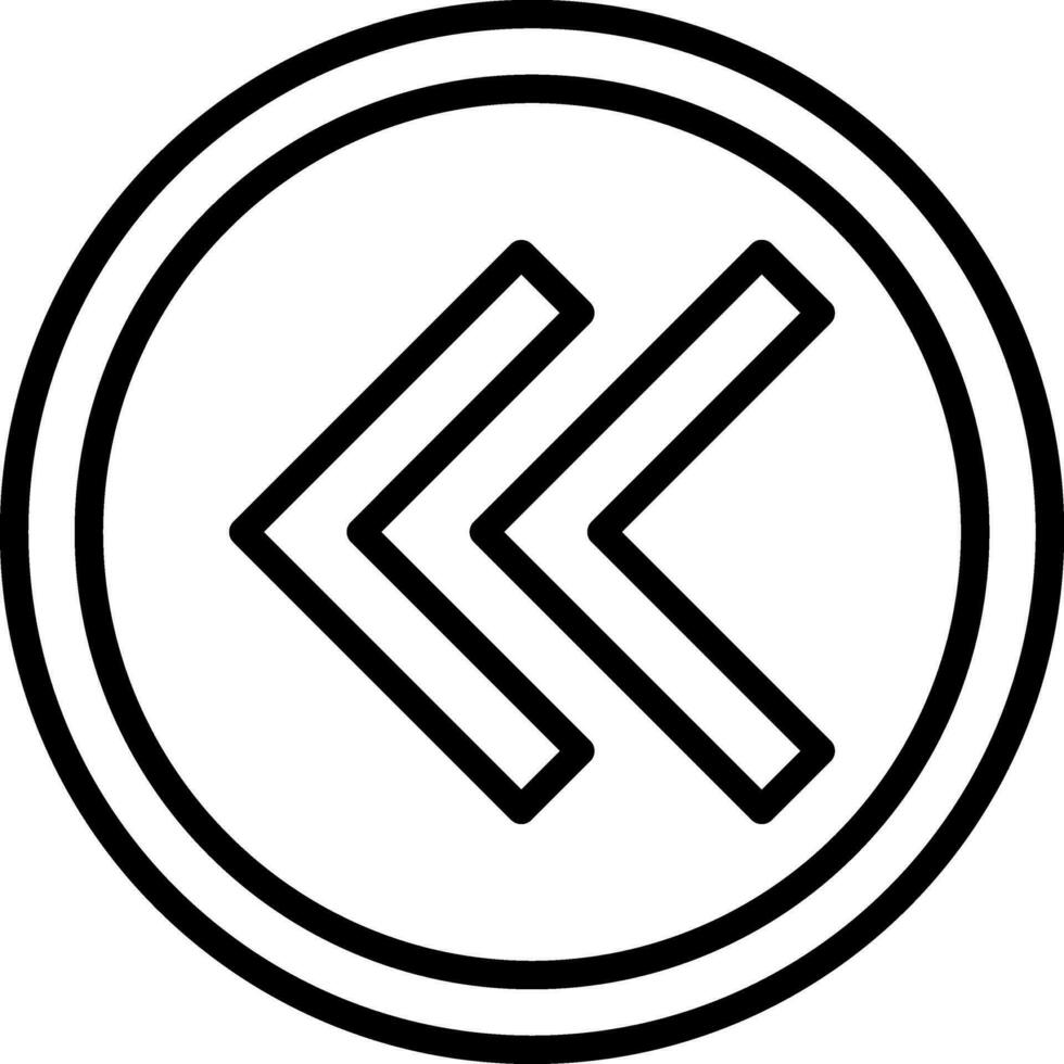 links Chevron Vektor Symbol Design