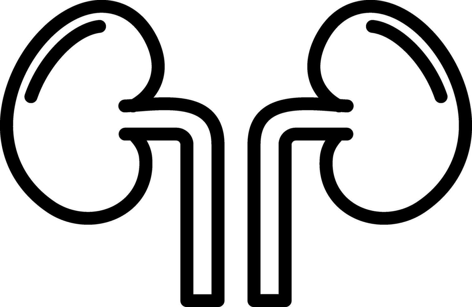 Niere Vektor Symbol Design