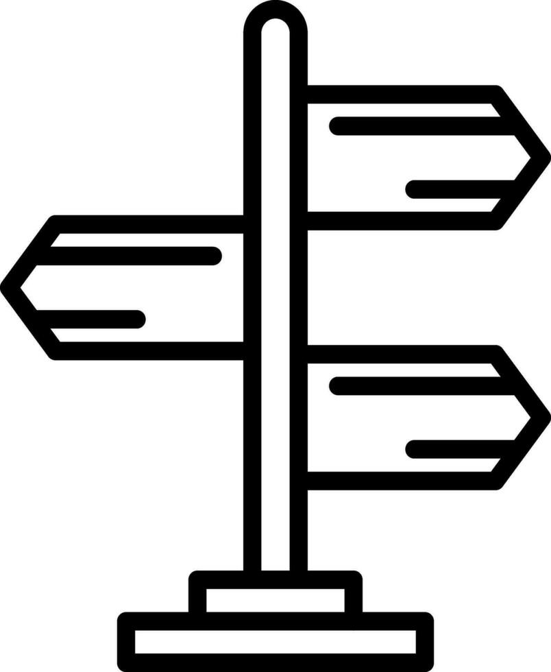 Wegweiser Vektor Symbol Design