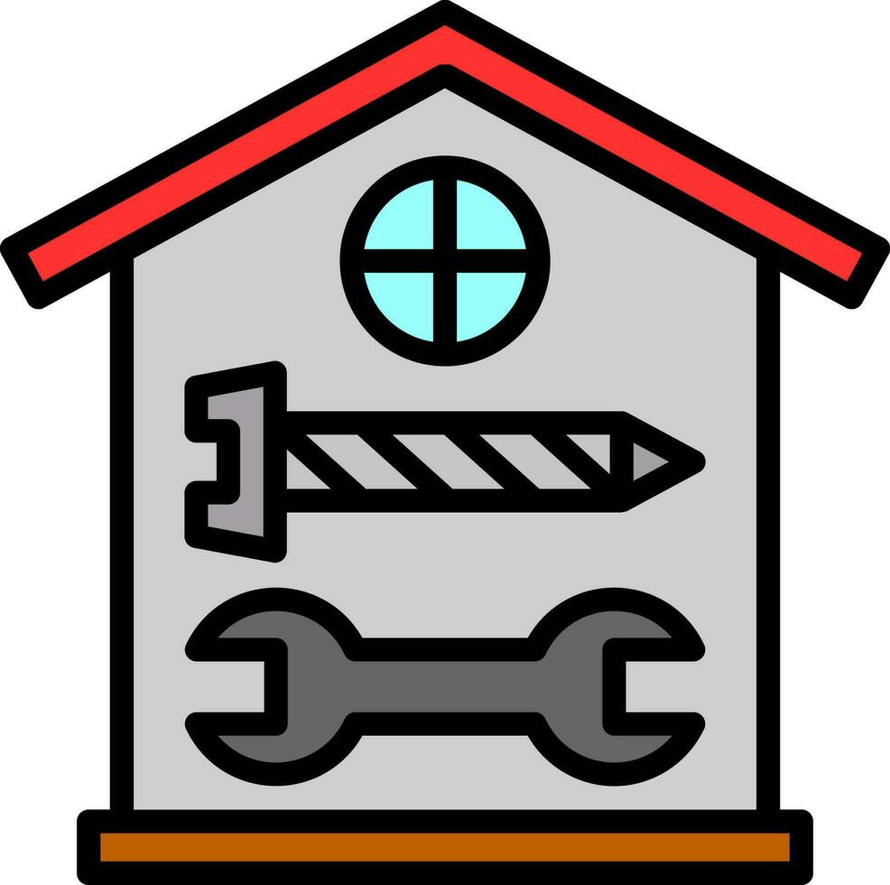Haus Reparatur Vektor Symbol Design