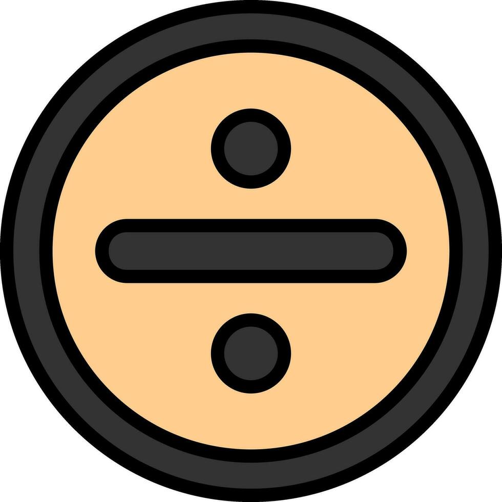 division vektor ikon design