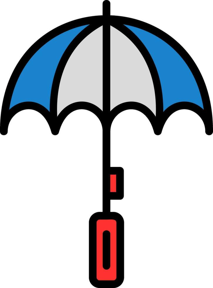 Regenschirm-Vektor-Icon-Design vektor