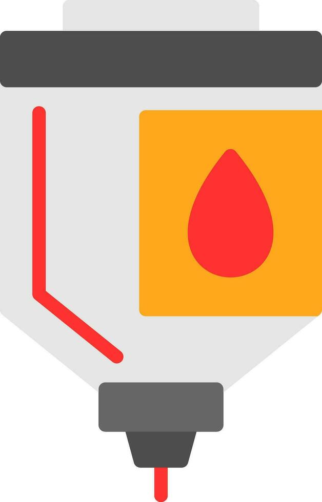 Blutbeutel-Vektor-Icon-Design vektor