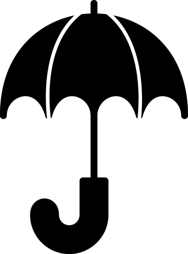 Regenschirm-Vektor-Icon-Design vektor