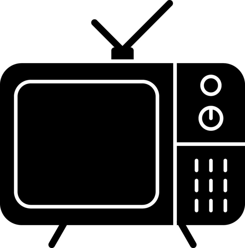 TV-Vektor-Icon-Design vektor