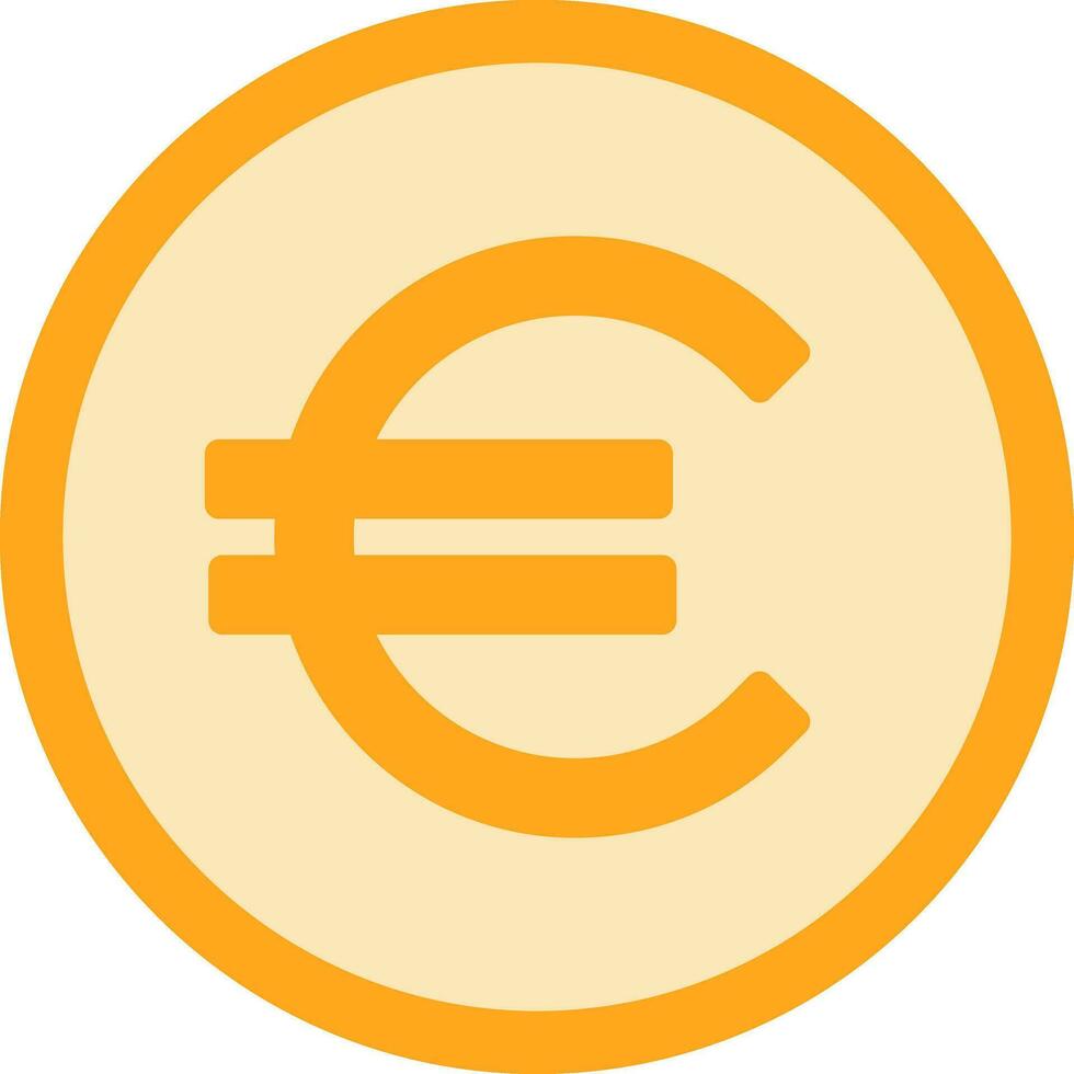 Euro Währung Vektor Symbol Design