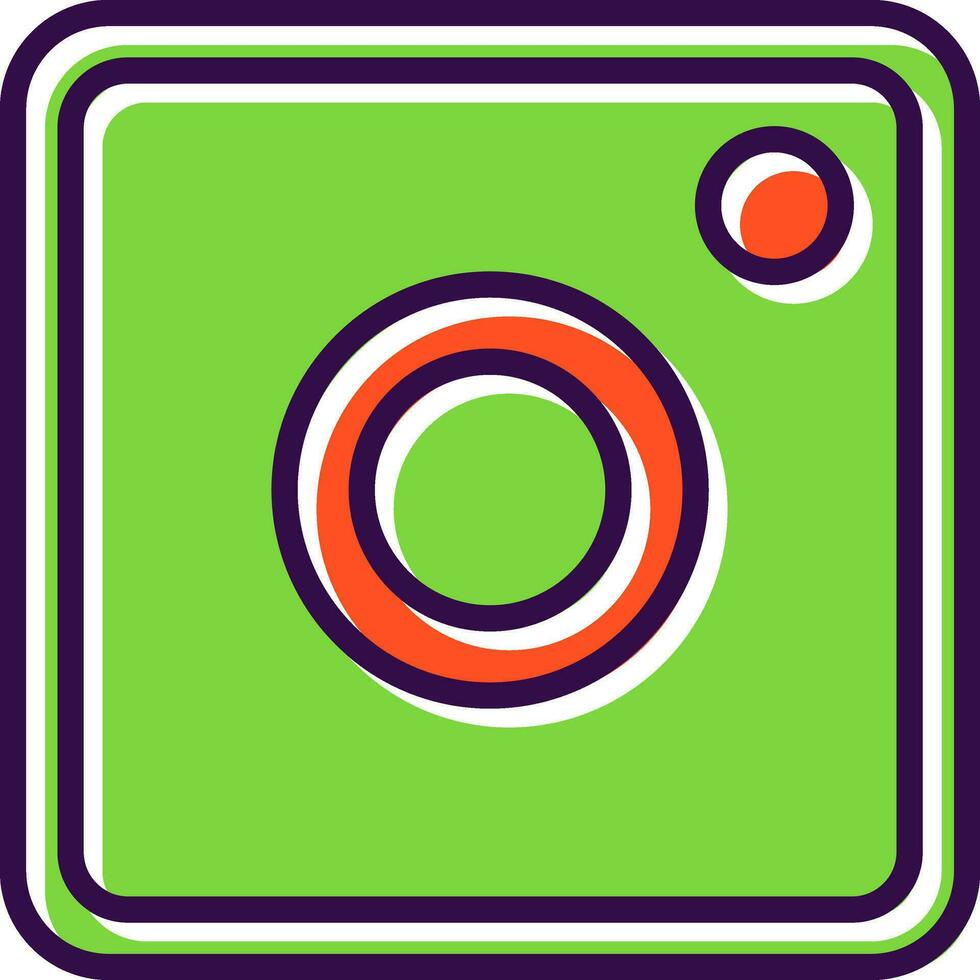 Instagram-Vektor-Icon-Design vektor