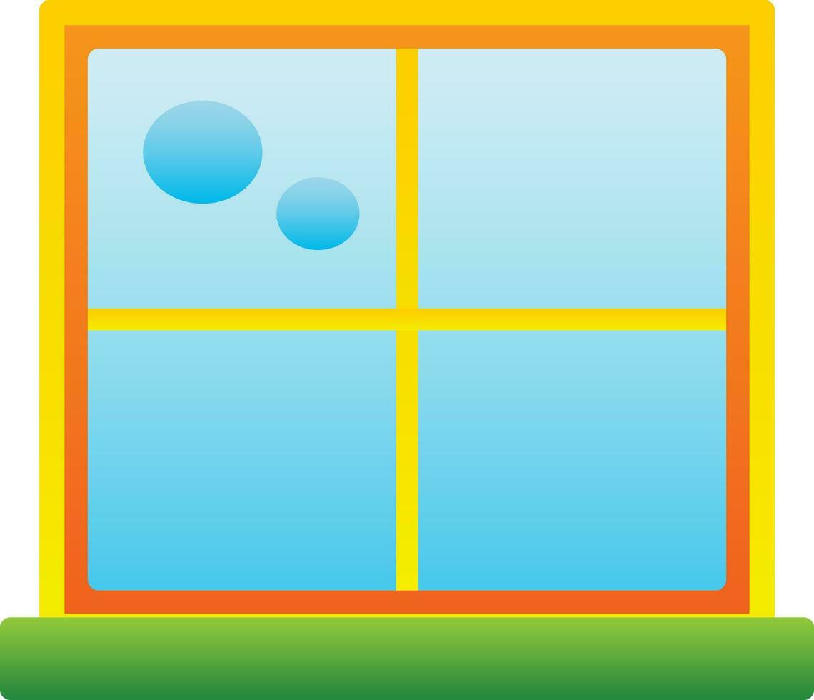 Fenster-Vektor-Icon-Design vektor