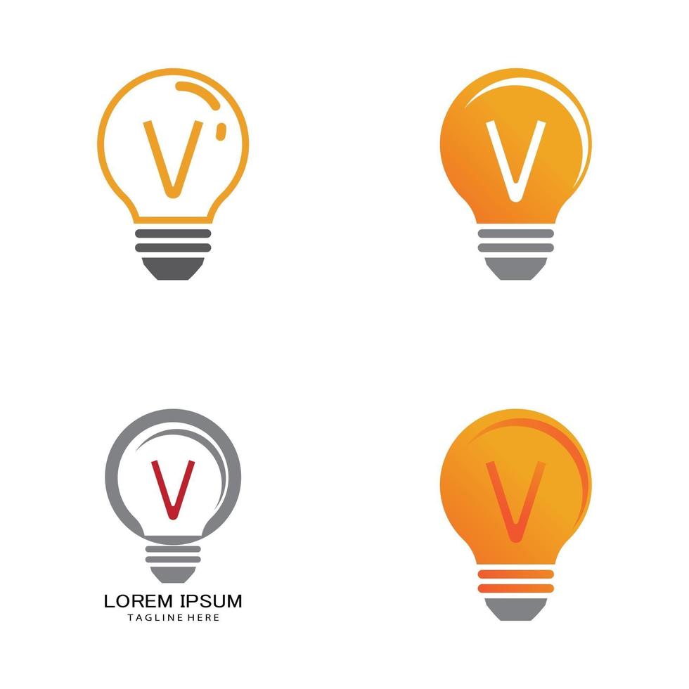 glödlampa symbol vektor design illustration