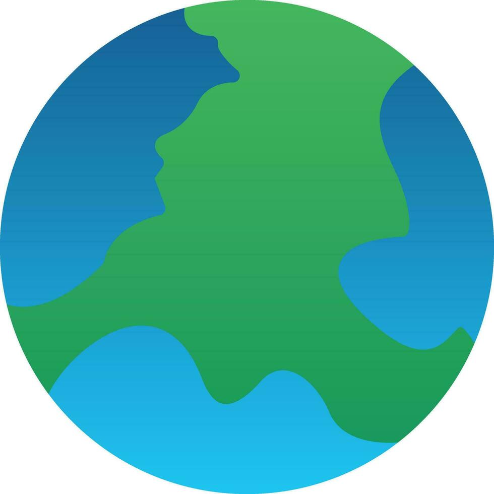 Erde Globus Vektor Symbol Design